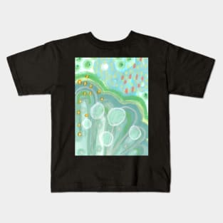 Acrylic Art Painting Original Artwork Abstract Kids T-Shirt